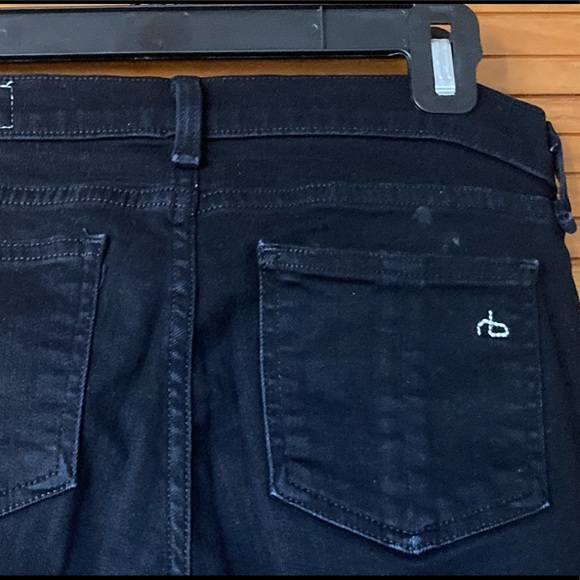 Rag & Bone - Black Skinny Jeans sz 26 Like New - Picture 6 of 6